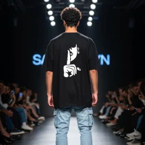 Stay Silent – Oversized Unisex Minimalist T-Shirt