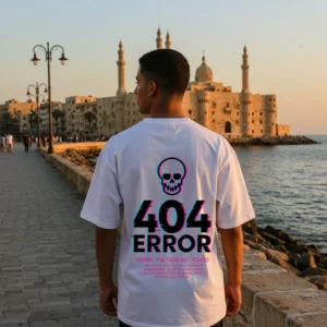 404 Error – Oversized Unisex Glitch T-Shirt