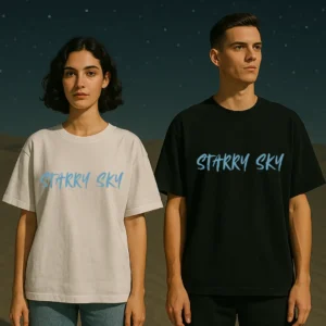 Starry Sky – Oversized Unisex T-Shirt