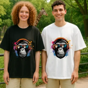 Urban Vibe Gorilla – Oversized Unisex T-Shirt