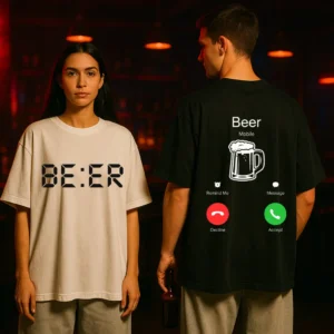 Beer Call – Oversized Unisex T-Shirt