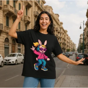 Groove Bunny – Oversized T-Shirt