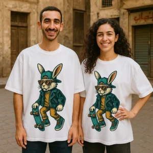 Urban Bunny – Oversized Unisex T-Shirt