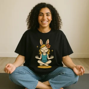 Zen Bunny – Oversized T-Shirt
