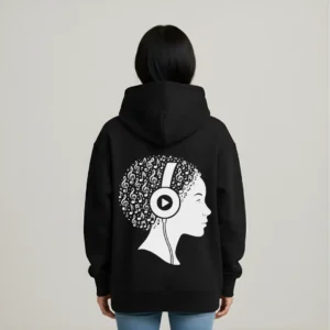 Oversized Hoodie (Music Lover Silhouette Edition)