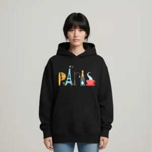 Oversized Hoodie (PARIS ILLUSTRATION)